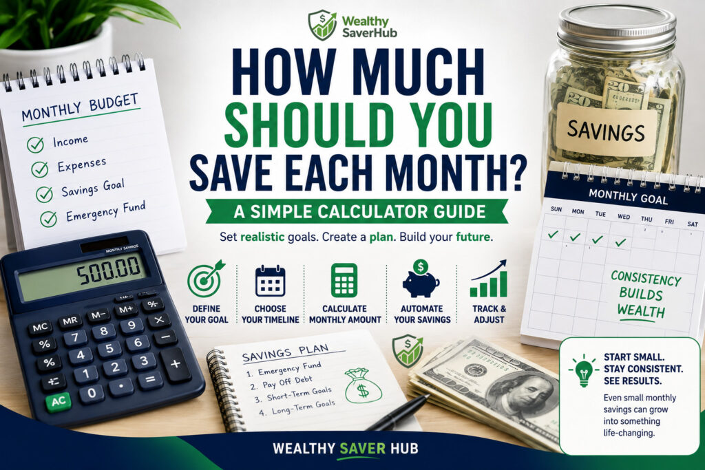How Much Should I Save Each Month? A Simple Calculator Guide - 02